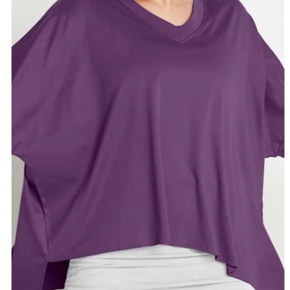 PLANET BY LAUREN G - PIMA COTTON V NECK